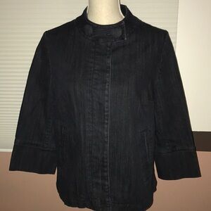 Talbots denim jacket blazer size M